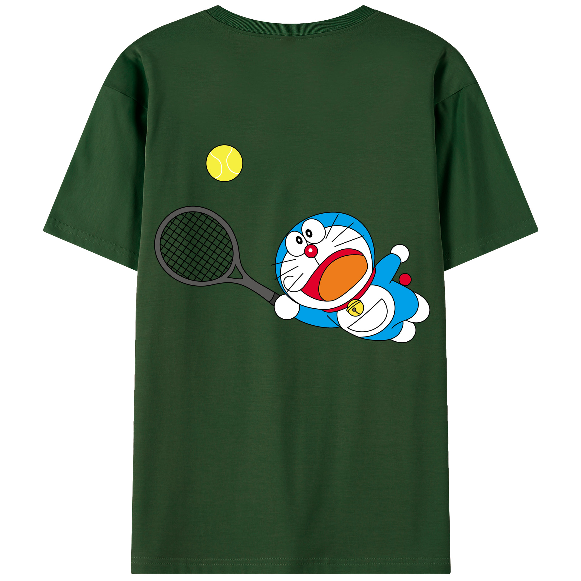 （画像用） ドラえもん Doraemon 綿100％半袖Tシャツ（背面プリント）